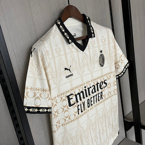 Camisa Milan X Pleasures IV 23/24 Puma - Branco | Futmantos