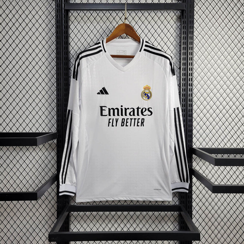 Camisa Real Madrid 24/25 - Manga longa | Futmantos