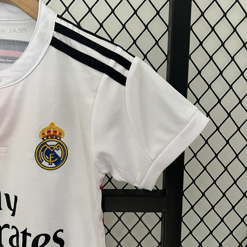 Kit Infantil Real Madrid I 2014/15 - Retrô | Futmantos