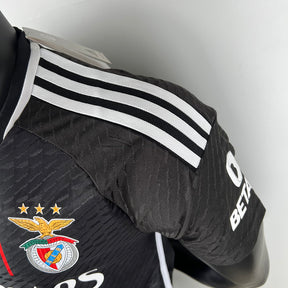 Camisa Benfica II 23/24 - Jogador - Preta  | Futmantos