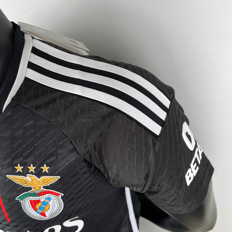 Camisa Benfica II 23/24 - Jogador - Preta  | Futmantos