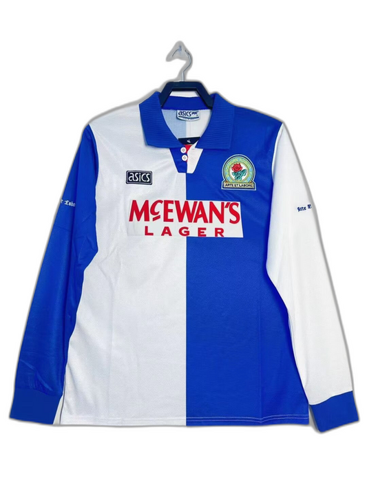 Camisa Pretoburn Rovers 94/95 I Home - Versão Retrô Manga Longa