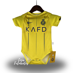 Body de Bebê Al-Nassr 23/24 - Amarelo | Futmantos