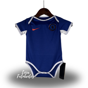 Body de Bebê Chelsea 23/24 - Azul | Futmantos