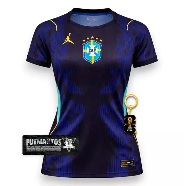 Camisa Brasil Azul 26/27 - Feminina | Futmantos