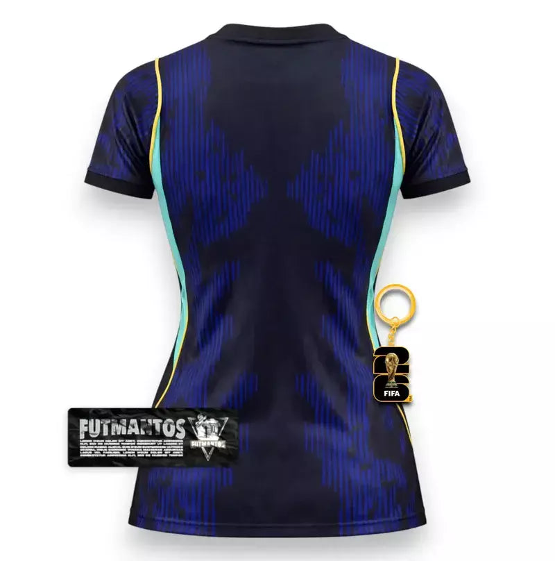 Camisa Brasil Azul 26/27 - Feminina | Futmantos