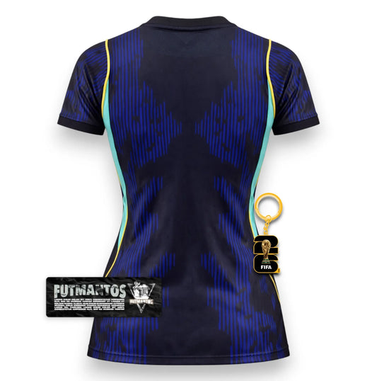 Camisa Brasil ll 2026 - Feminina | Azul FutMantos