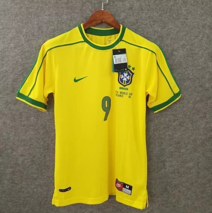 Camisa Brasil 1998 - Ronaldo #9 | Futmantos