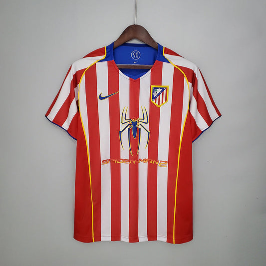 Camisa Atlético de Madrid Retrô 2004/2005 Vermelha e Branca - | Futmantos