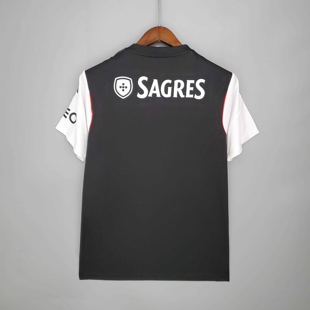 Camisa Benfica Retrô 2013/2014 Preta e Branca - | Futmantos