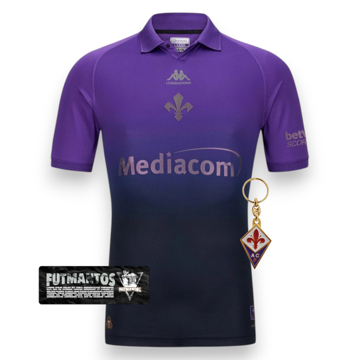 Camisa Fiorentina IV 24/25 Kappa - Roxo | Futmantos