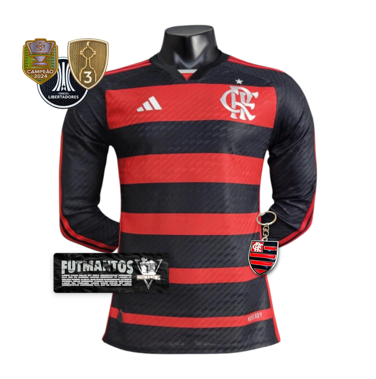 Camisa Flamengo 24/25 - Jogador Manga Longa | Futmantos