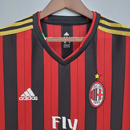 Camisa Milan Retrô 2013/2014 Vermelha e Preta - | Futmantos