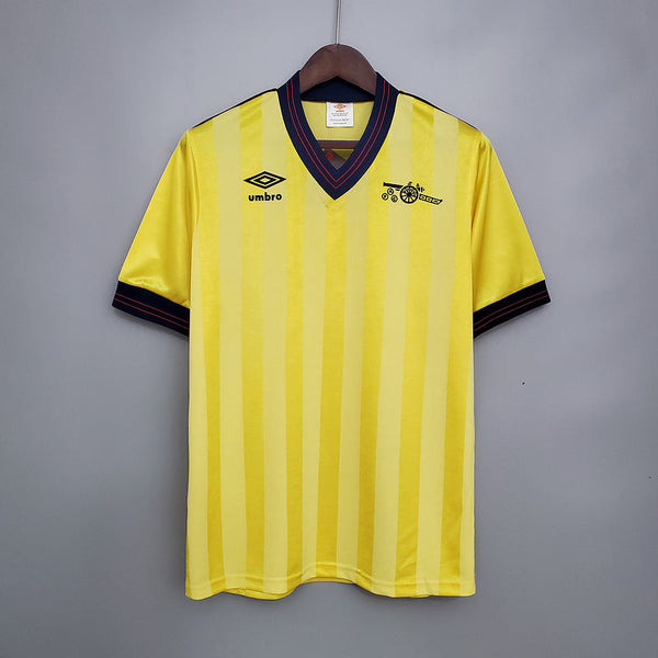 Camisa Arsenal Retrô 1983/1986 Amarela - | Futmantos