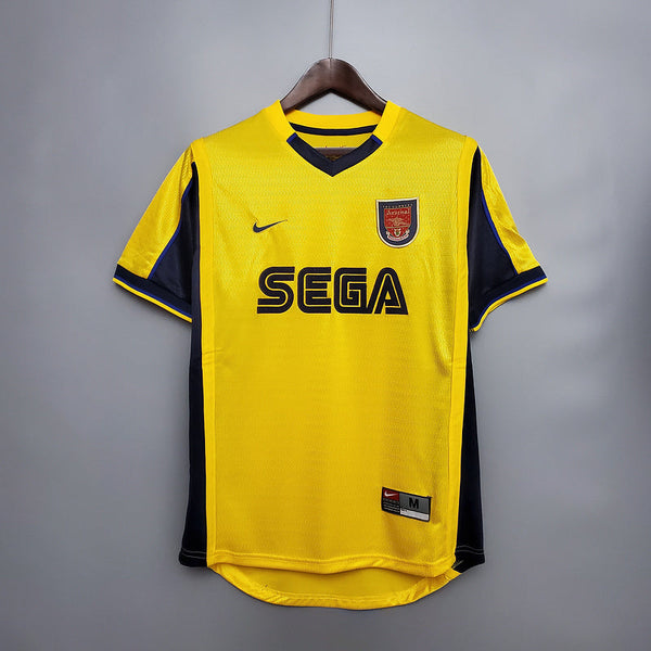 Camisa Arsenal Retrô 1999/2000 Amarela - | Futmantos