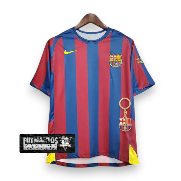 Camisa Barcelona Retrô 2006 Azul e Vermelha - | Futmantos