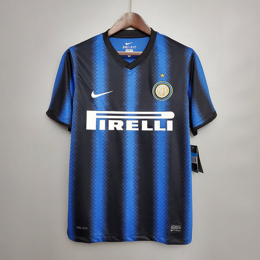 Camisa Inter de Milão Retrô 2010/2011 Azul e Preta  | Futmantos