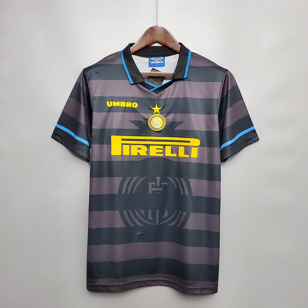 Camisa Inter de Milão Retrô 1997/1998 Cinza - | Futmantos