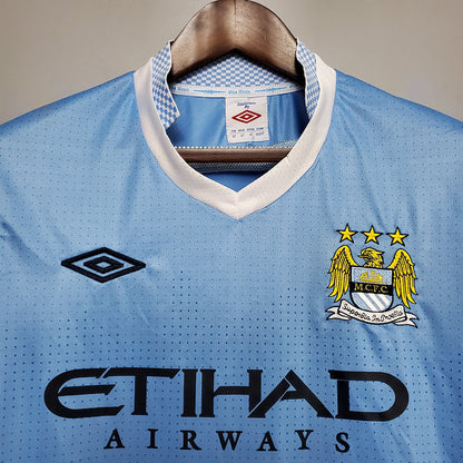 Camisa Manchester City Retrô 2011/2012 Azul - | Futmantos