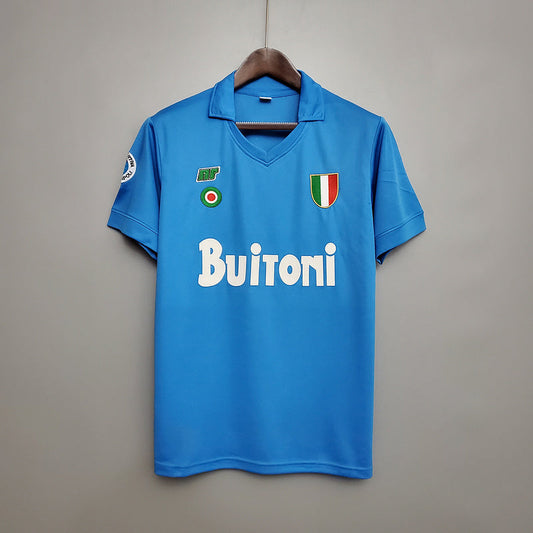 Camisa Napoli Retrô 1987/1988 Azul | Futmantos