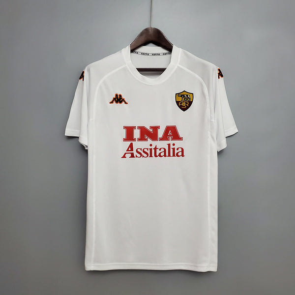 Camisa Roma Retrô 2000/2001 Branca - | Futmantos