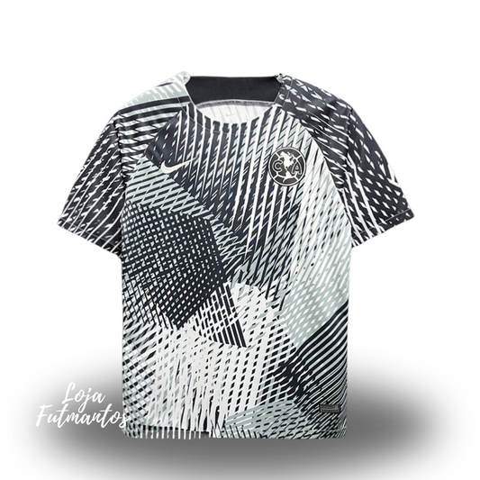 Camisa de Treino América do México 23/24 - Cinza/Preto | Futmantos