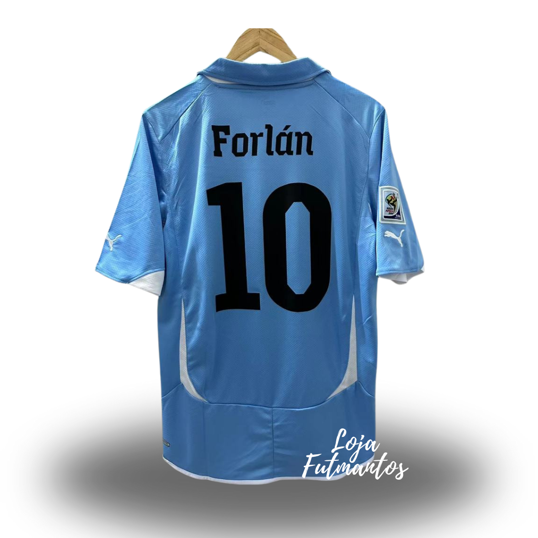 Camisa Uruguai 2010 - Forlan #10 | Futmantos