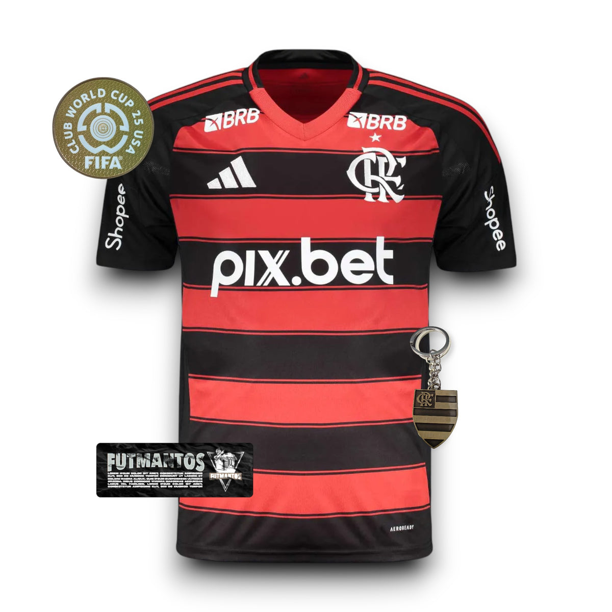 Camisa Flamengo 25/26 Com patrocínios | FutMantos