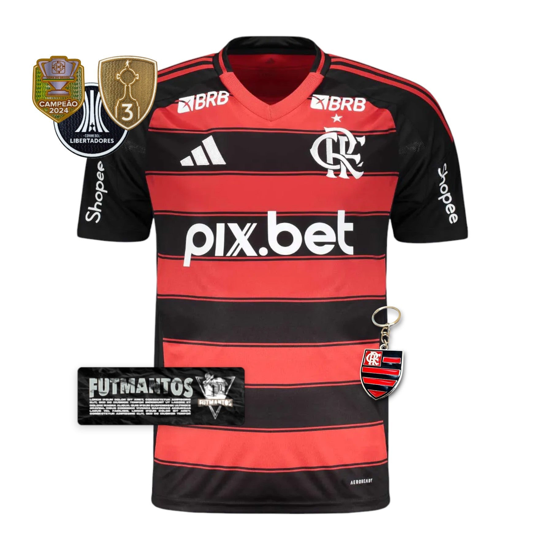 Camisa Flamengo 25/26 Com patrocínios | FutMantos