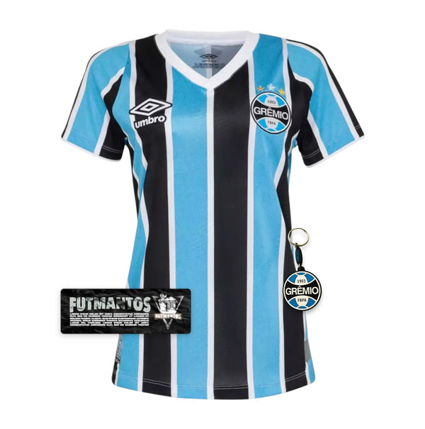 Camisa Grêmio Tricolor Feminina 24/25 | FutMantos