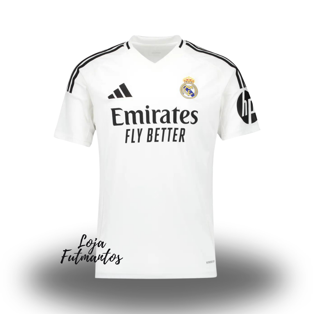 Camisa Real Madrid 24/25 - Mbappé #9 | Futmantos