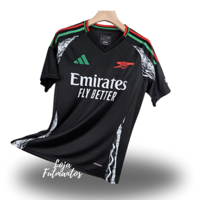 Camisa Arsenal Black 24/25 - Edição Especial | Futmantos