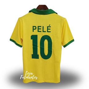 Camisa Brasil 1957 - Lendária Pelé #10 | Futmantos