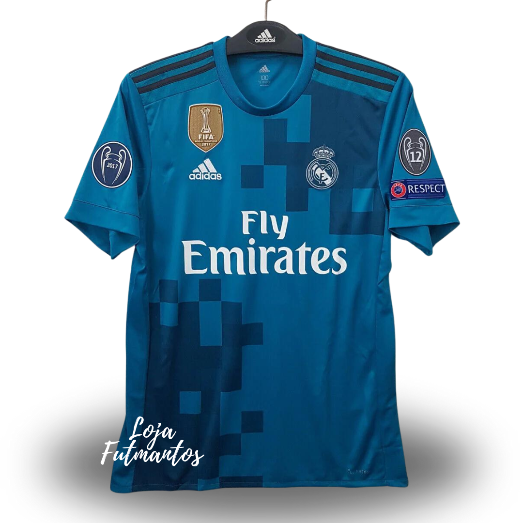 Camisa Real Madrid 2017 azul - Ronaldo #7 | Futmantos