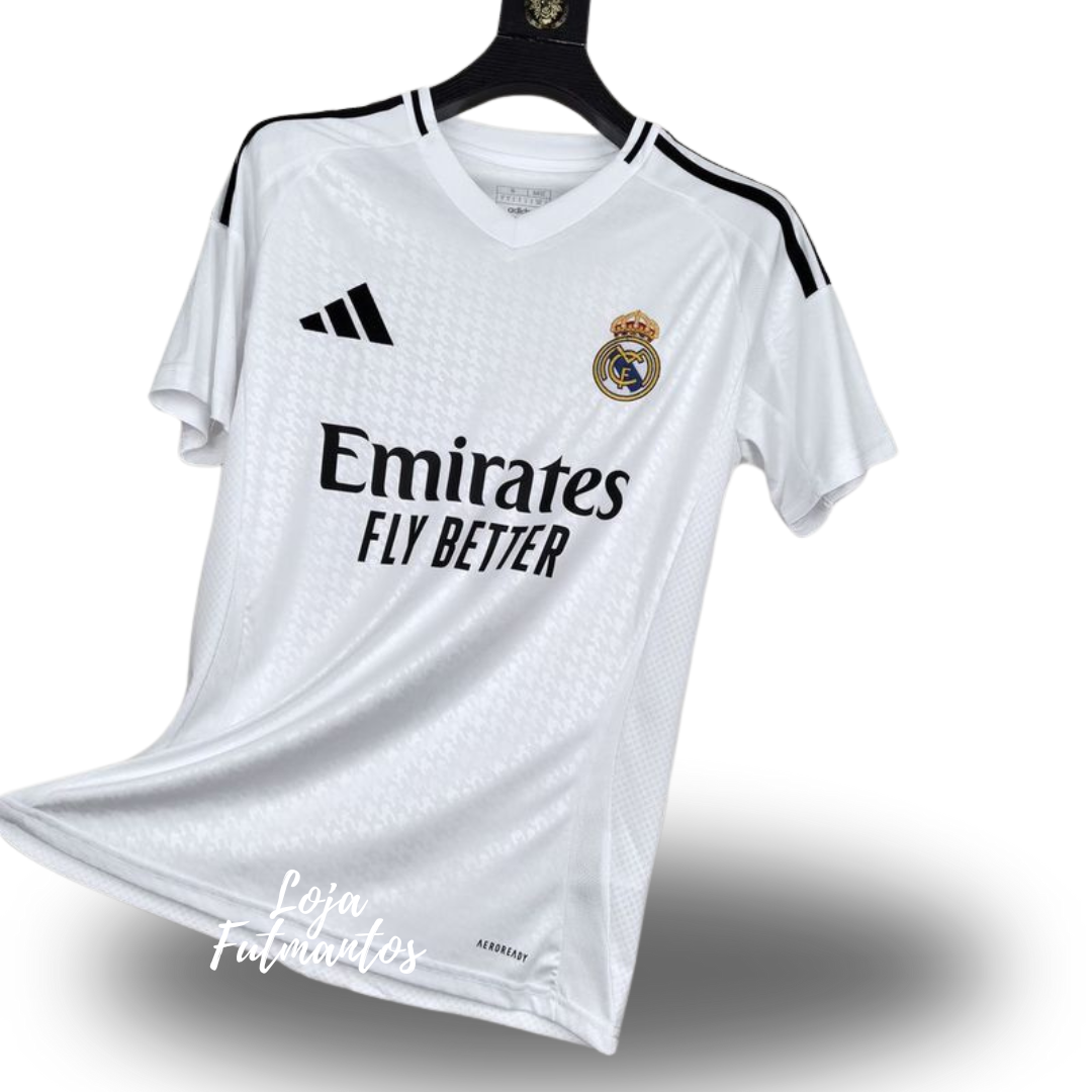 Camisa Real Madrid 24/25 - Mbappé #9 | Futmantos