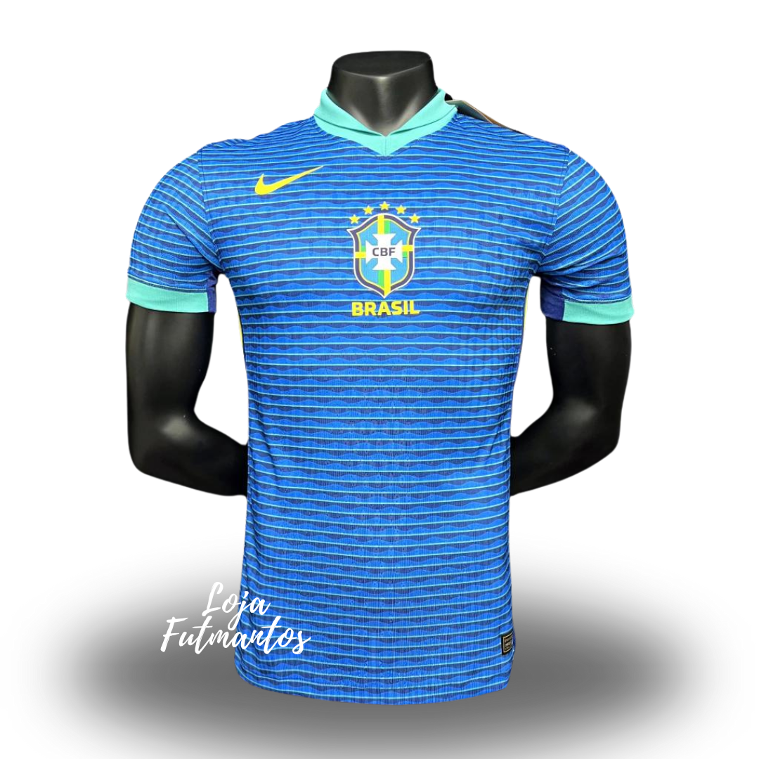 Camisa Brasil azul II - 24/25 - Versão Jogador