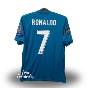 Camisa Real Madrid 2017 azul - Ronaldo #7 | Futmantos