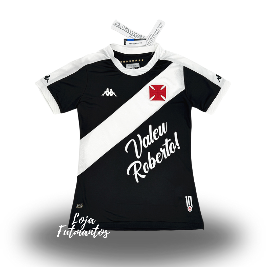 Camisa Vasco da Gama - 24/25 "Valeu Roberto" - Feminina | Futmantos