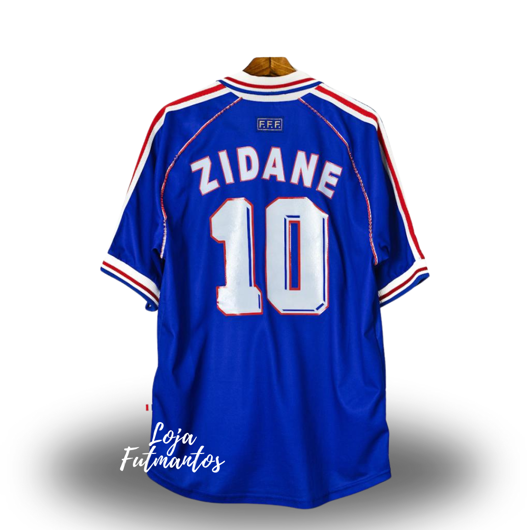 Camisa França 1998 - Zidane #10 | Futmantos