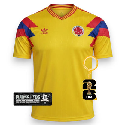 Camisa Colômbia l 1990 - Versão Retrô | FutMantos