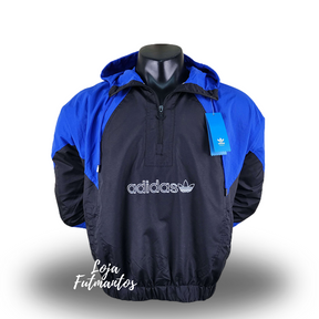 Corta Vento Adidas - Azul/Preto