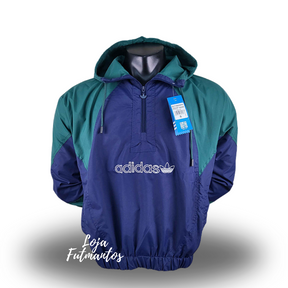 Corta Vento Adidas - Azul/Verde