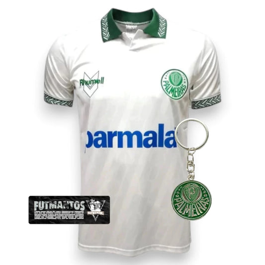 Camisa Palmeiras Branca Retro Parmalat 1995 |FutMantos