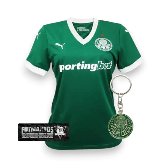 Camisa Palmeiras Verde Feminina 25/26 | FutMantos