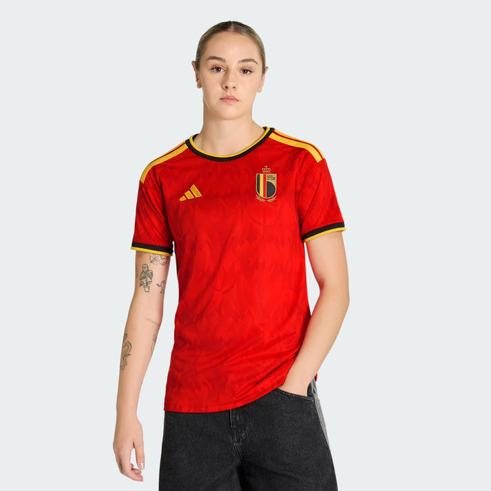 Camisa Bélgica l 2026/27 Torcedor Feminina | FutMantos