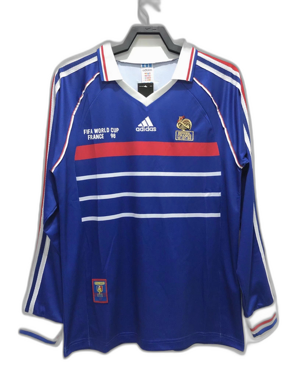 Camisa França Retrô l 1998 - Manga Longa | Futmantos
