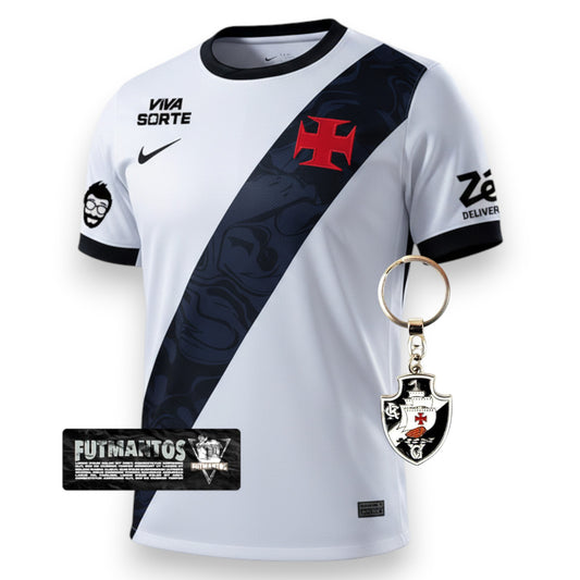 [PRÉ VNDA] Camisa Vasco da Gama II 26/27 - Com Patrocínios - FutMantos