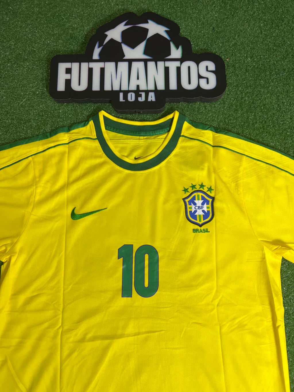 Camisa Brasil 1998 - Rivaldo #10 | FutMantos
