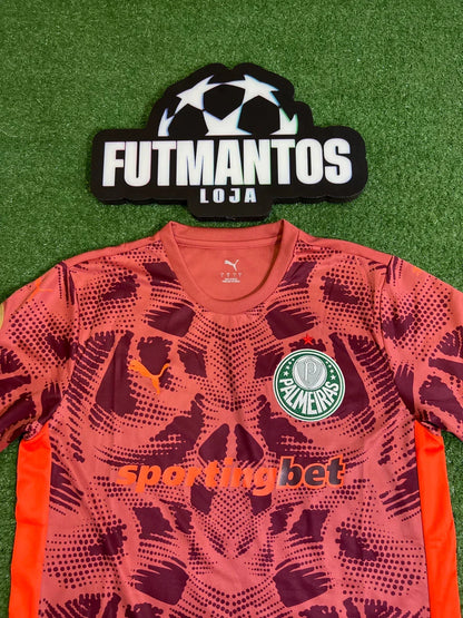Camisa Palmeiras SportingBet Vermelha Goleiro 25/26 | FutMantos