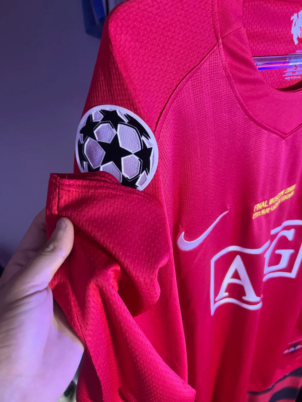 Camisa Manchester United 2007/08 - Retrô - Ronaldo #7